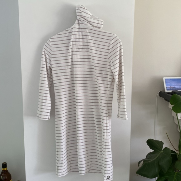TOMMY Hilfiger classic terry cloth stripe beach coverup hoodie tunic dress XS - Picture 4 of 5